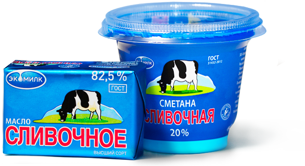 Упаковка масла