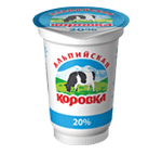Sour cream product "Alpiiskaya korovka"