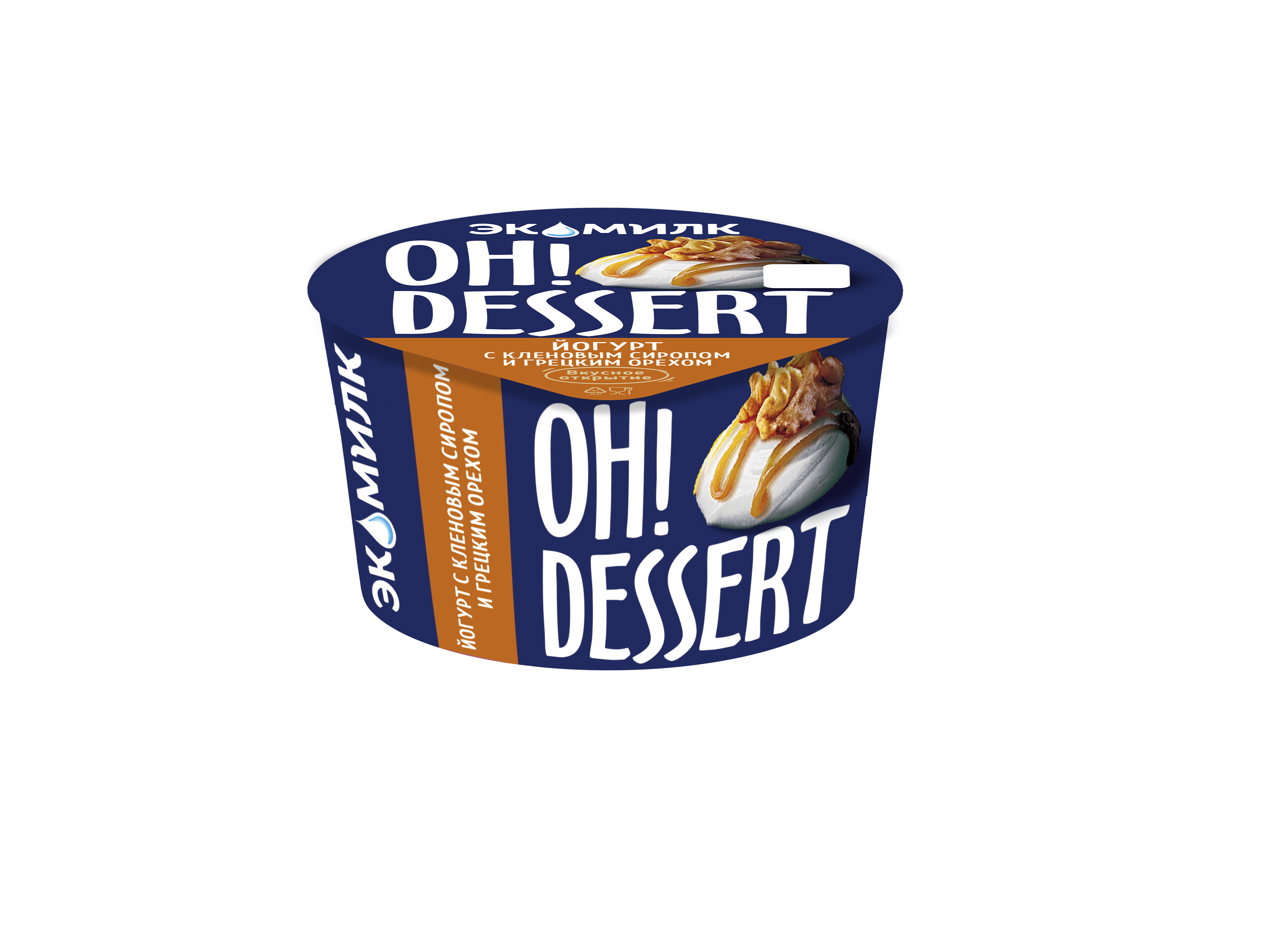 Йогурт кленовый сироп, грецкий орех