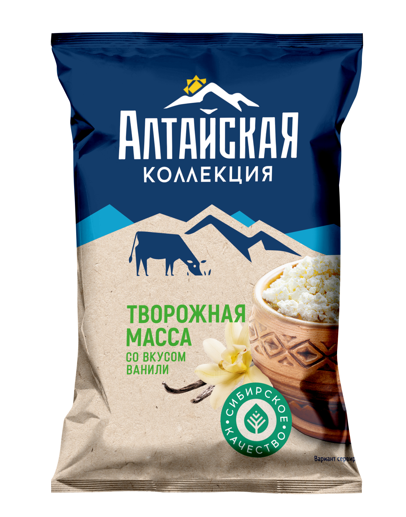 Творожная масса со вкусом ванили